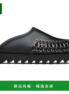 1h可退 香港直邮toga 女士 黑色 Hoop Detail Slip-on 穆勒鞋 FTG