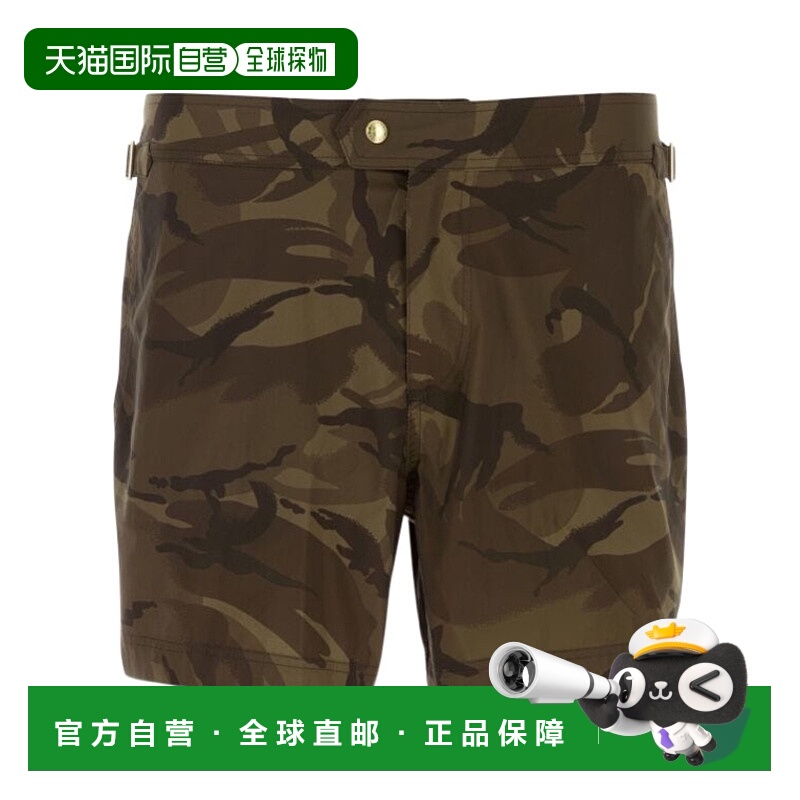 香港直邮Tom Ford 印花泳裤 BSS001FMN050S25