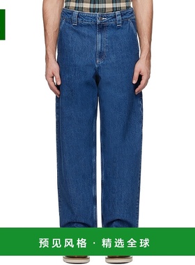 1h可退 香港直邮A.P.C. 男士 蓝色 Fergus 牛仔裤 COHETM08500