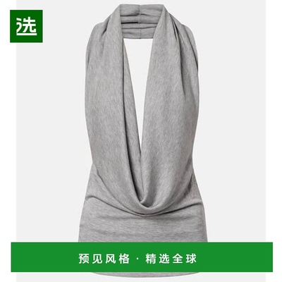 1h可退 香港直邮AYA MUSE 女士 Viona 垂褶上衣 grey灰色 舒适时