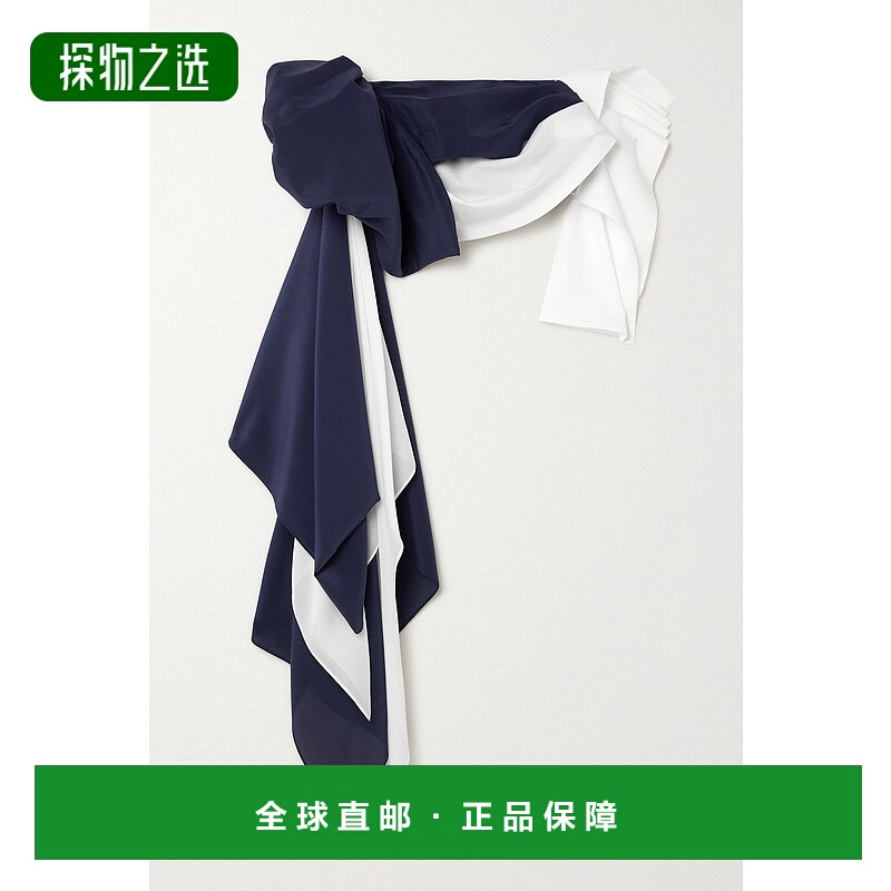 香港直邮LOEWE 罗意威 女士 垂坠真丝腰带 S540Y10X24BLUEWHITE