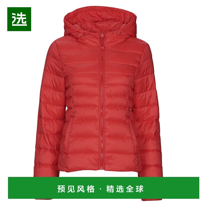 欧洲直邮Only 女士 ONLTAHOE HOOD JACKET OTW NOOS 羽绒服 红色