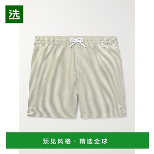 香港直邮Loro Bay Piana 男士 直筒中长徽标印花 诺悠翩雅 1h可退