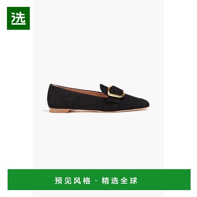 1h可退 香港直邮Rupert Sanderson 女士 Chesla 精饰绒面革乐福鞋