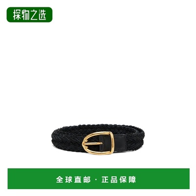 香港直邮Tom Ford Woven Suede Angled Buckle 腰带 TB314ICL095X