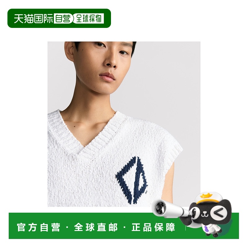 欧洲直邮DIOR (2025新品) CD钻石无袖毛衣迪奥针织
