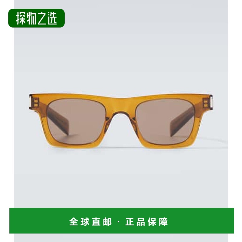 1h可退 香港直邮Saint Laurent 圣罗兰 男士 SL 719 方框太阳眼镜