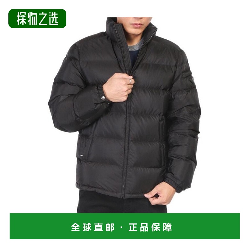 香港直邮Prada 徽标绗缝羽绒服 SGY091 106O