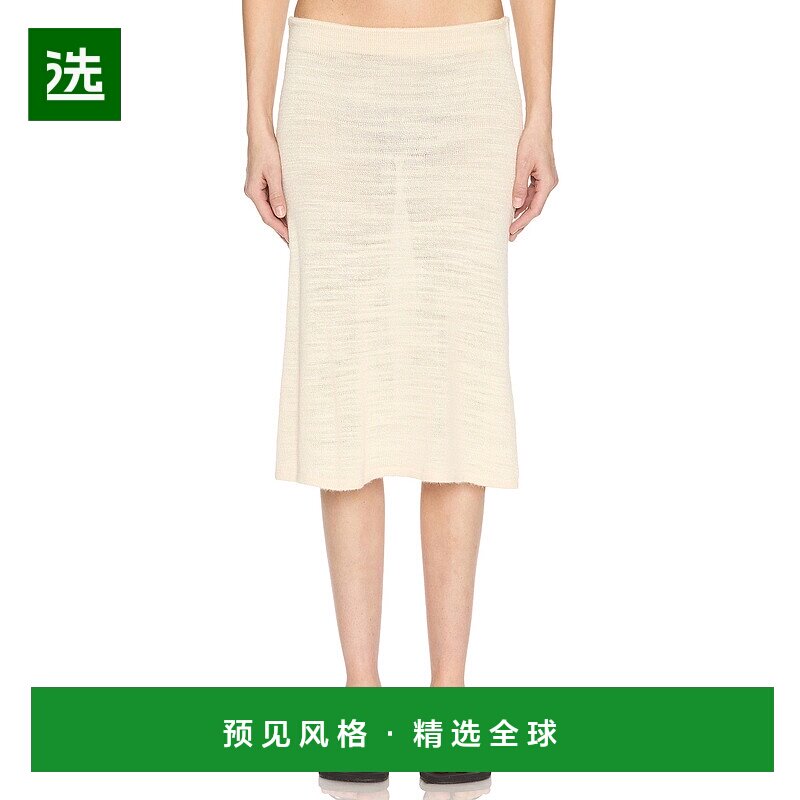1h可退 香港直邮The Row 女士 Jesto 半身裙 8801Y911 beige米色