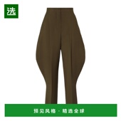 压褶长裤 西装 FR6658AQ3H休闲裤 香港直邮Fendi 女裤 喇叭裤 裤