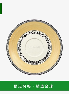 韩国直邮Villeroy & Boch唯宝盘子黄色花边大容量简约休闲400ml