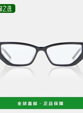 1h可退 香港直邮Gucci 古驰 女士 G-String 猫眼眼镜 black黑色