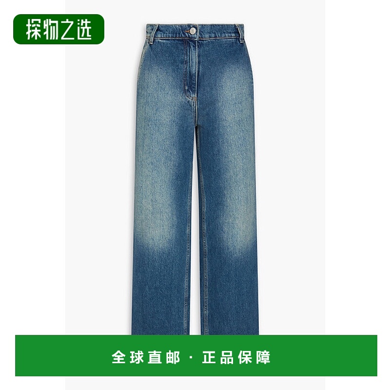 香港直邮magda butrym 女士 褪色设计高腰阔腿牛仔裤 AW24DENIM05