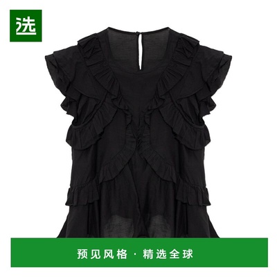 香港直邮ISABEL MARANT ÉTOILE 女士背心吊带 HT0828FAB3J04E01BK