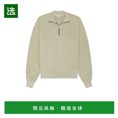 1h可退 香港直邮AGOLDE 男士 Idris 1/4拉链卫衣 A10271784