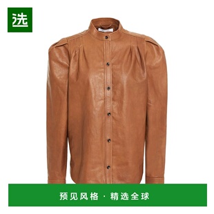 1h可退 香港直邮Frame Denim 女士 Blouses 纯色衬衫 brown棕色