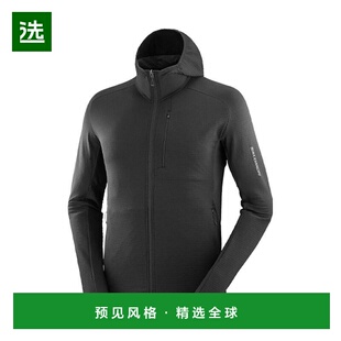 欧洲直邮Salomon萨洛蒙 ESSENTIAL LIGHTWARM男士黑色夹克新