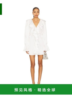 1h可退 香港直邮Weworewhat 女士 皱褶连衣裙 WWD16601 white白色