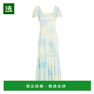 1h可退 香港直邮LOVESHACKFANCY 女士 长款连衣裙 yellow黄色 舒