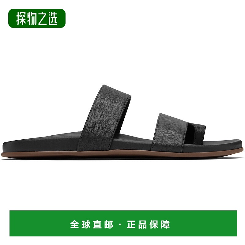 1h可退 香港直邮The Row 男士 黑色 Hugh 凉鞋 F2079L602