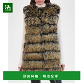 美国直邮 Vest Theia Like 1h可退 Fur Fox Faux 女士仿狐狸毛