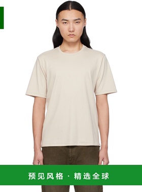 1h可退 香港直邮rag bone 瑞格布恩 男士 米色 T 恤 MBC24HT019W3