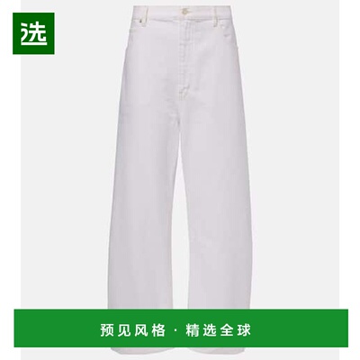 1h可退 香港直邮Frame Denim 女士 Bubble barrel-leg 高腰牛仔裤