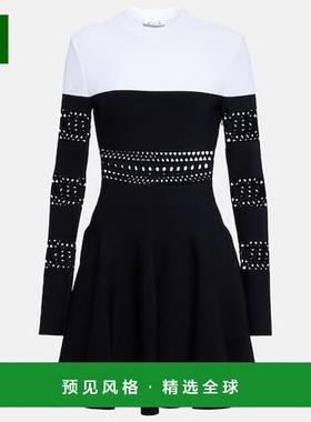 1h可退 香港直邮Alaïa 女士 Vienne 迷你连衣裙 black黑色 舒适时