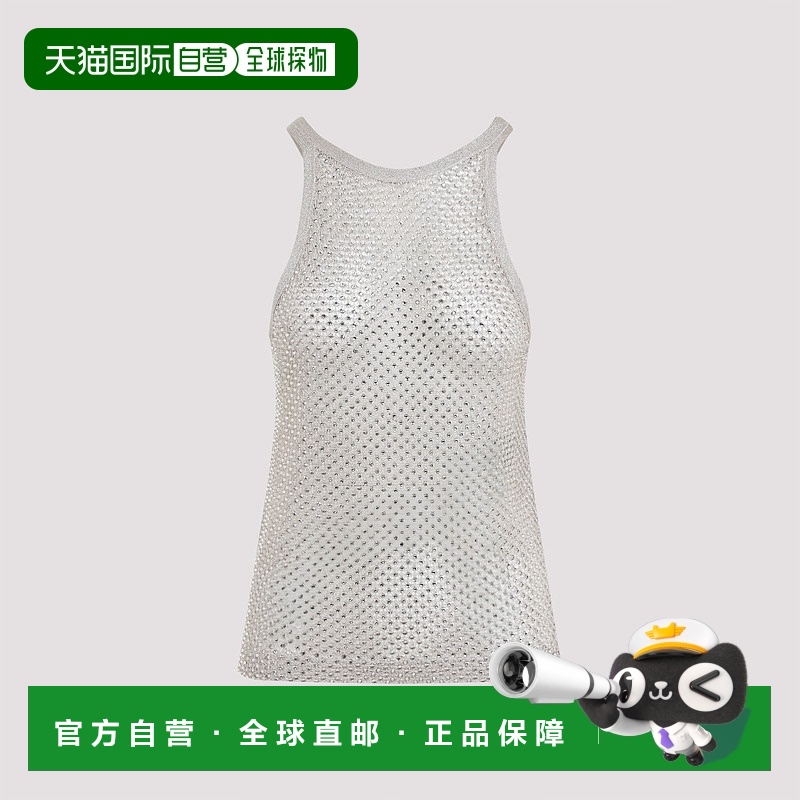 1h可退 香港直邮Tom Ford 汤姆·福特 女士 金银丝针织背心 TSK36