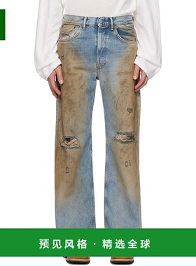 1h可退 香港直邮Acne Studios 艾克妮 男士 蓝色 Loose Fit 2021M