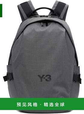 1h可退 香港直邮Y-3 男士 灰色 Staple 双肩包 KC0806 舒适时尚