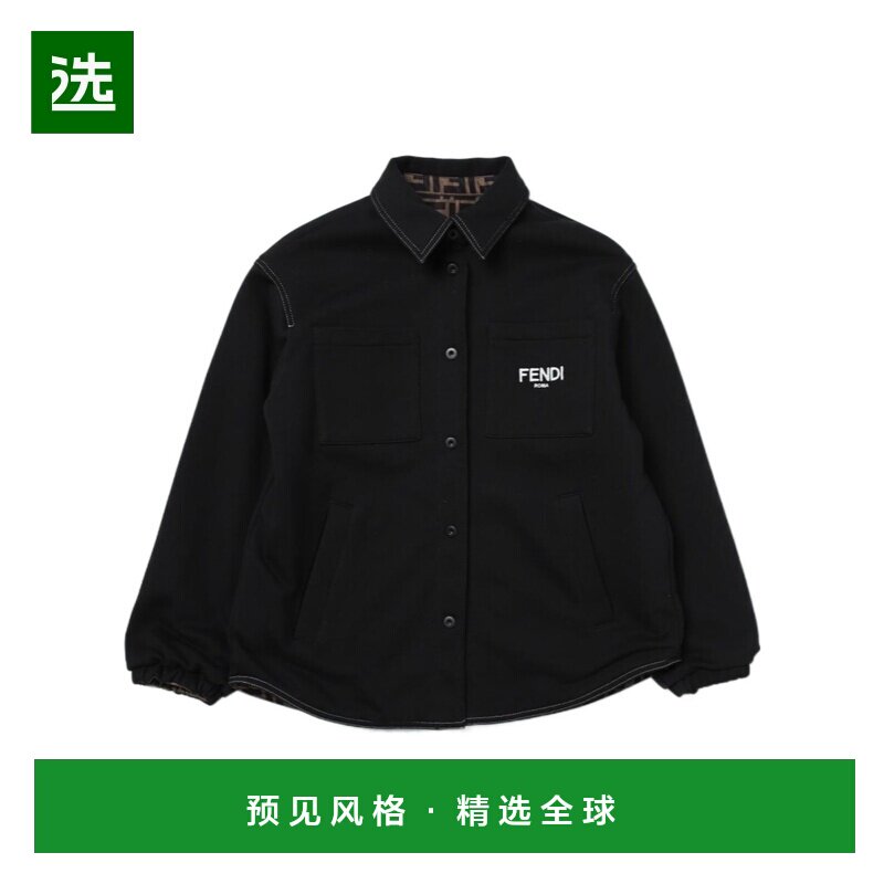 香港直邮Fendi 翻领长袖衬衫式休闲夹克 JUA129AJ2
