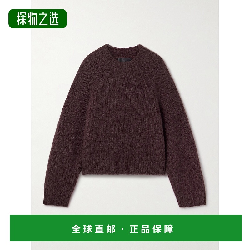 香港直邮NILI LOTAN 女士 Tomaso 羊绒真丝混纺毛衣 81206Y342BRG