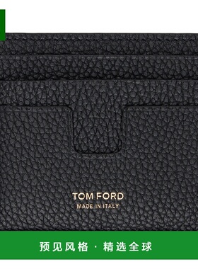 1h可退 香港直邮Tom Ford 汤姆·福特 男士 黑色 Grain Leather C