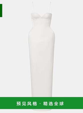 1h可退 香港直邮magda butrym 女士 Bridal 缎面礼服 white白色