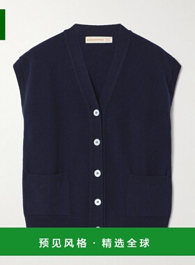 1h可退 香港直邮DAUGHTER 女士 羊毛背心 HKN03892NAVY blue蓝色