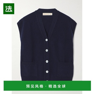1h可退 香港直邮DAUGHTER 女士 羊毛背心 HKN03892NAVY blue蓝色