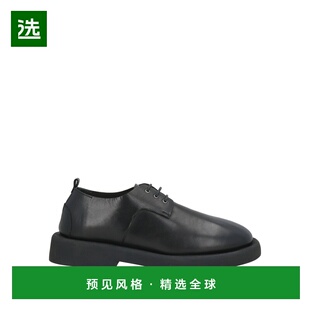 1h可退 香港直邮marsell 男士 绑带鞋 black黑色 舒适时尚