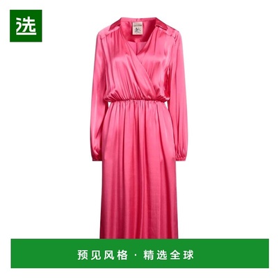 1h可退 香港直邮Semicouture 女士 中长连衣裙 pink粉色 舒适时尚