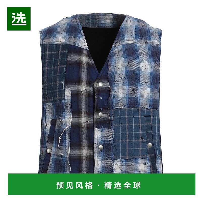 1h可退 香港直邮Givenchy 纪梵希 男士 背心 blue蓝色 舒适时尚