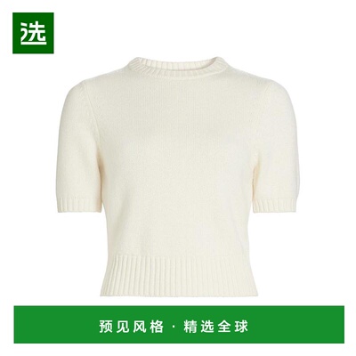 1h可退 【美国直邮】Toccin Elsie 羊毛羊绒短袖毛衣 女装 女士精