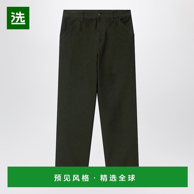 1h可退 香港直邮CARHARTT WIP 男士 单及膝橄榄绿有机棉裤子 I031,运动服/休闲服装,运动牛仔裤,淘宝优惠券,粉丝福利购,淘宝优惠卷
