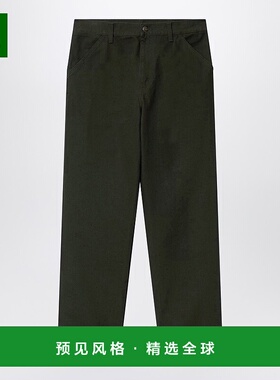 1h可退 香港直邮CARHARTT WIP 男士 单及膝橄榄绿有机棉裤子 I031