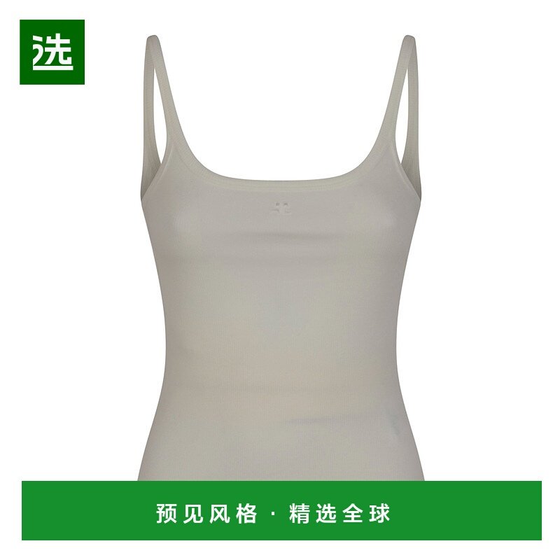 1h可退 香港直邮Courreges U领吊带背心 126JDE152JS0194