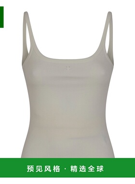 1h可退 香港直邮Courreges U领吊带背心 126JDE152JS0194性感
