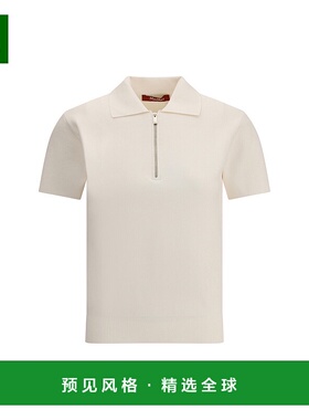 1h可退 香港直邮MaxMara 麦斯玛拉 女士 Teti 拉链Polo衫 2526366