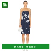香港直邮AREA 女士 Handprint 1h可退 抹胸中长连衣裙 FW24AWDR00