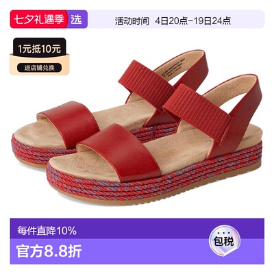 1h可退 【美国直邮】naturalizer 女士 凉鞋高跟鞋编织鞋