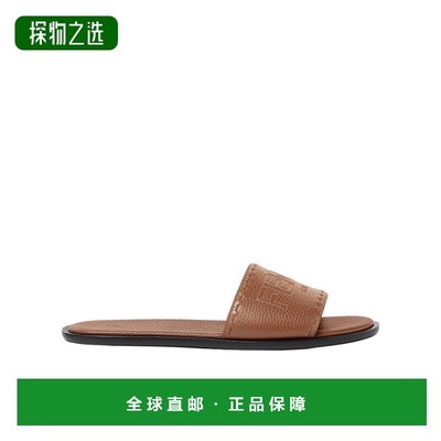 香港直邮Fendi Roma 皮革拖鞋 7X1753AQXC