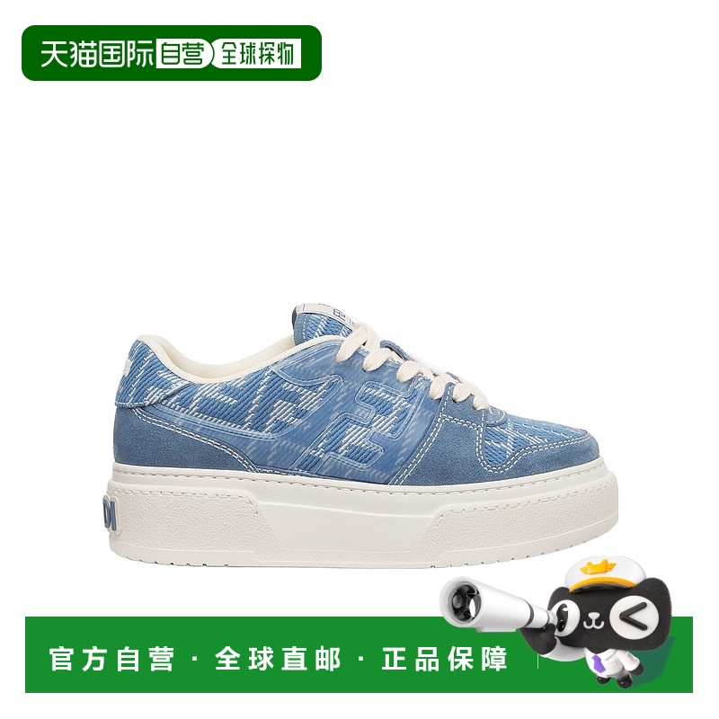 香港直邮Fendi Match 厚底低帮板鞋运动鞋 8E8572ASAY新款